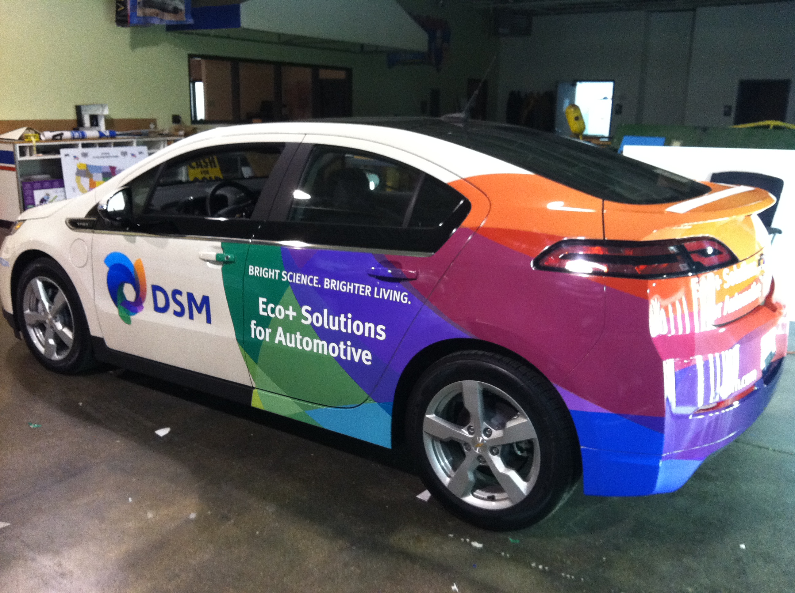 Chevy Volt Vehicle Wrap Signarama Custom Designed A-Frame Sidewalk Signs
