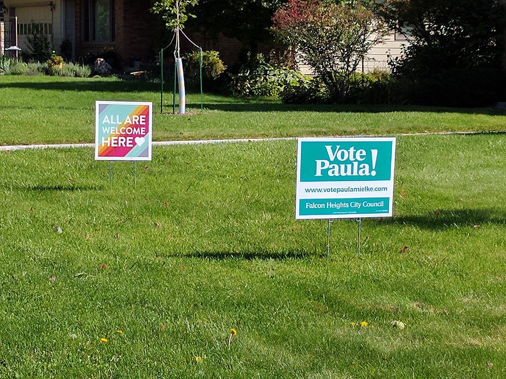 Sample yard signs