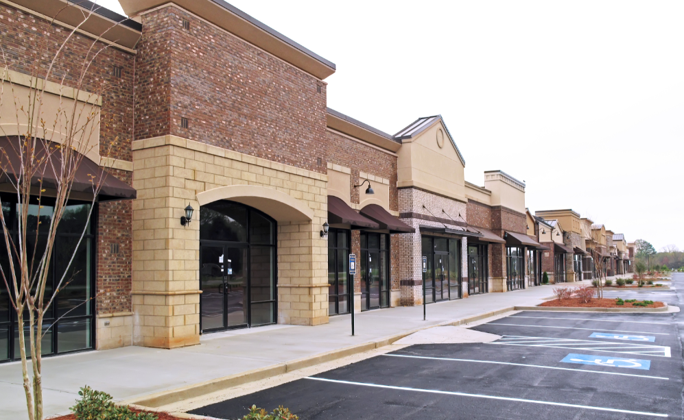 Shopping center under construction