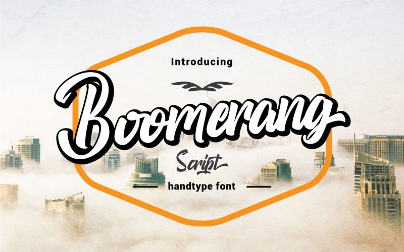 Boomerang Script font
