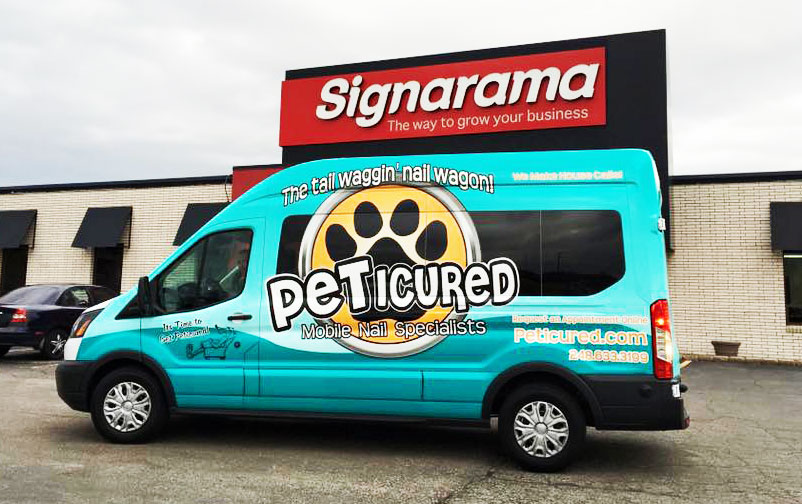 Vehicle wrap ad