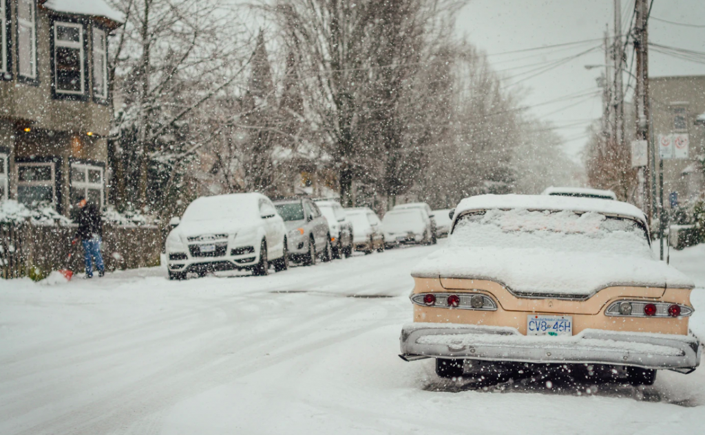 Snow on vehicles