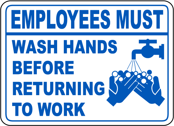 Handwash sign