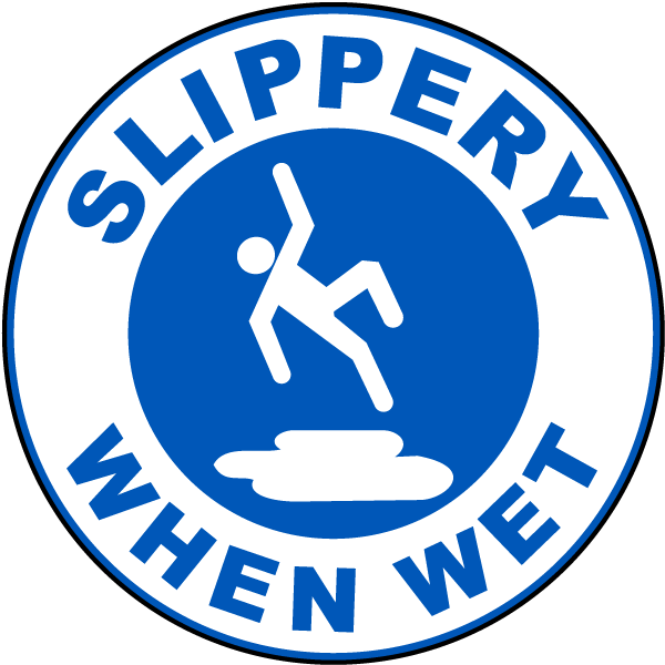 Slippery sign