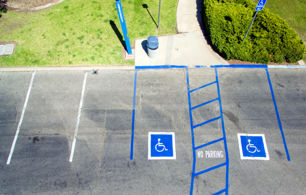 Accessible parking signs